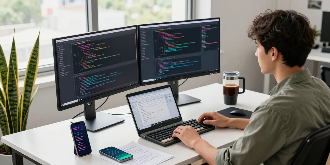 WPS Download in an inspiring software development workspace showcasing coding, advanced tech tools, and a focused development atmosphere.